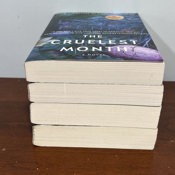 Louise Penny Paperback Book Lot (books 3,4,5,8) Cruelest Month Beautiful Mystery - Picture 2 of 6